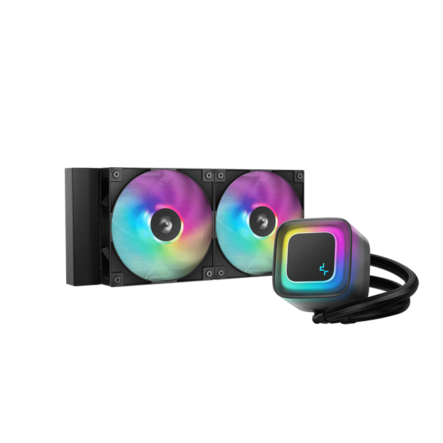 DeepCool LE240 V2 240mm Liquid CPU Cooler with Dual 120mm ARGB Fans